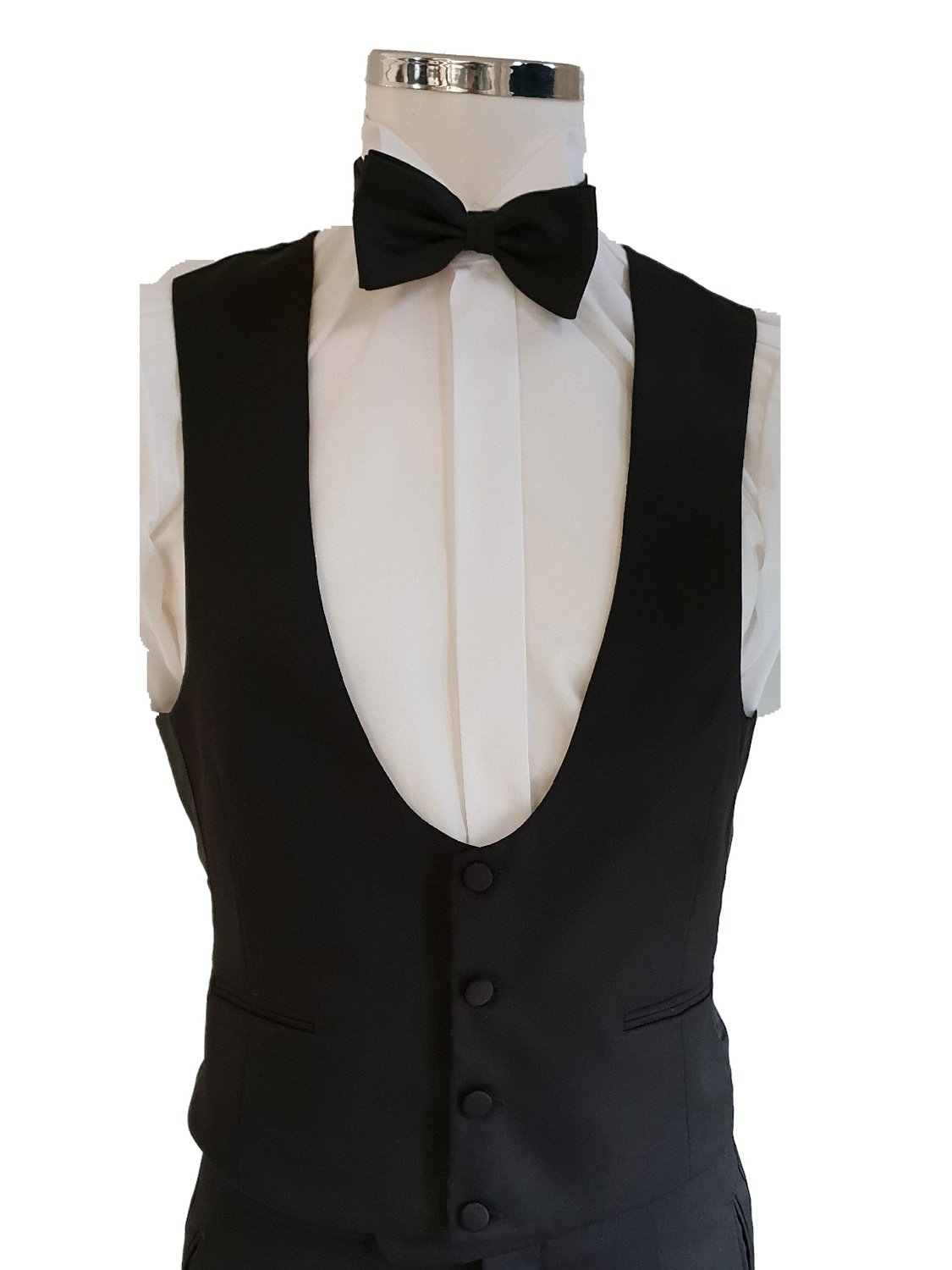 Vest rond zwart