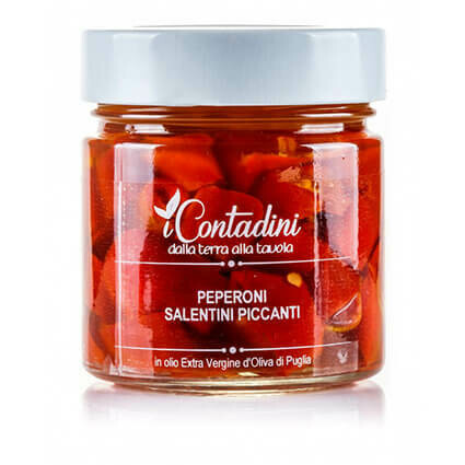 Peperoni Salenti Piccanti &quot;i Contadini&quot; 230 gr
