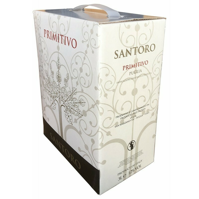 Primitivo IGP Puglia In BAG IN BOX 3 litri Vini Rosso Primitivo IGP Puglia In BAG IN BOX 3 litri Vini Rosso