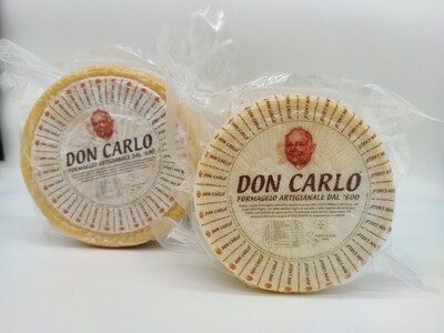 Formaggio Don Carlo 4 mesi di stagionatura 1,100kg Sotto vuoto