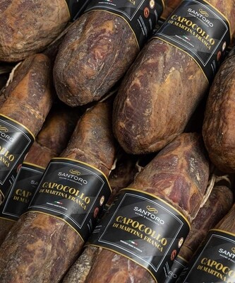 Capocollo intero 1,6 kg circa con scatola in legno