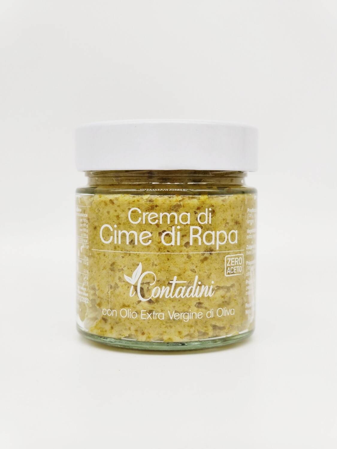 PATÉ DI CIME RAPA con olio extravergine di oliva -ZERO ACETO100g - I CONTADINI