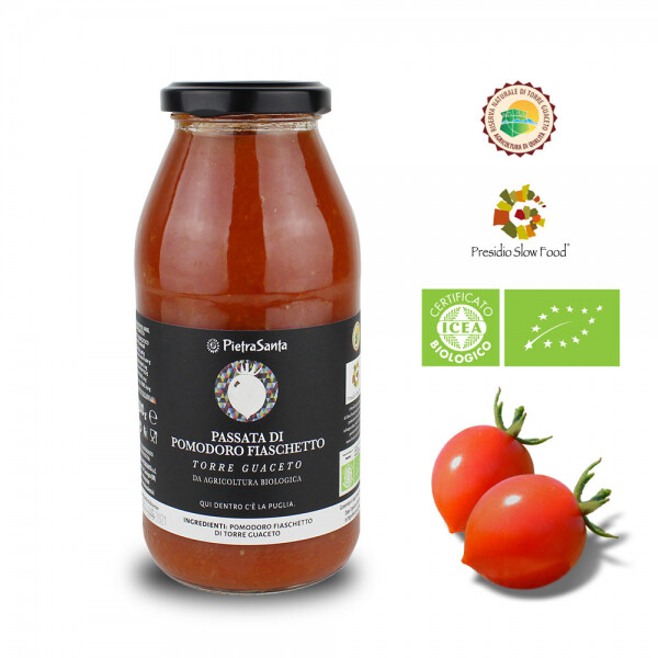 Passata Biologica  di pomodoro Fiaschetto di Torre Guaceto 500gr