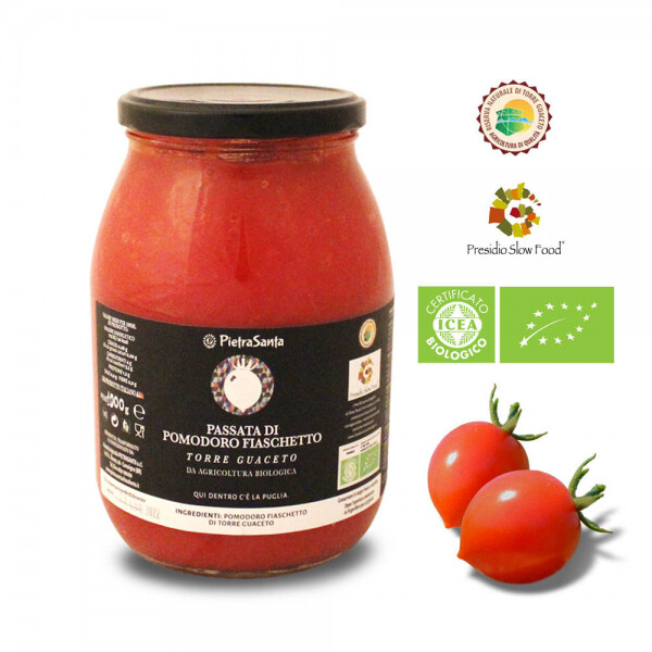 Passata Biologica di pomodoro Fiaschetto di Torre Guaceto1kg