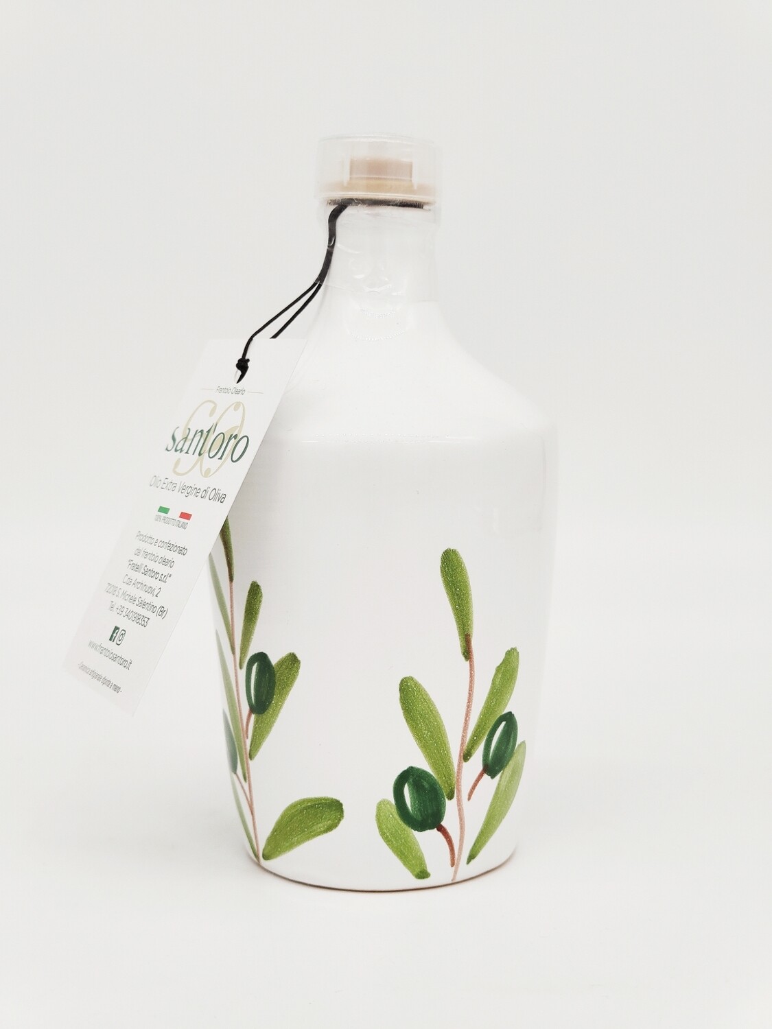 Orcio in ceramica ulivo