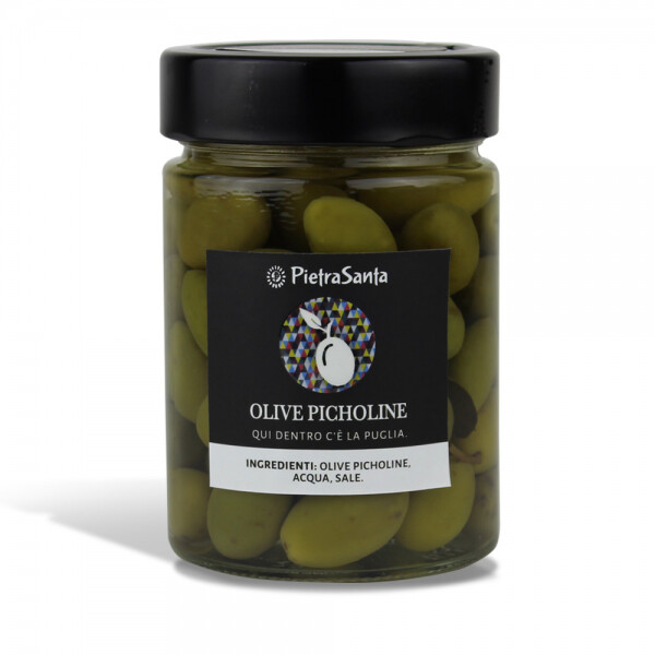 Olive verdi Picholine in salamoia 330gr