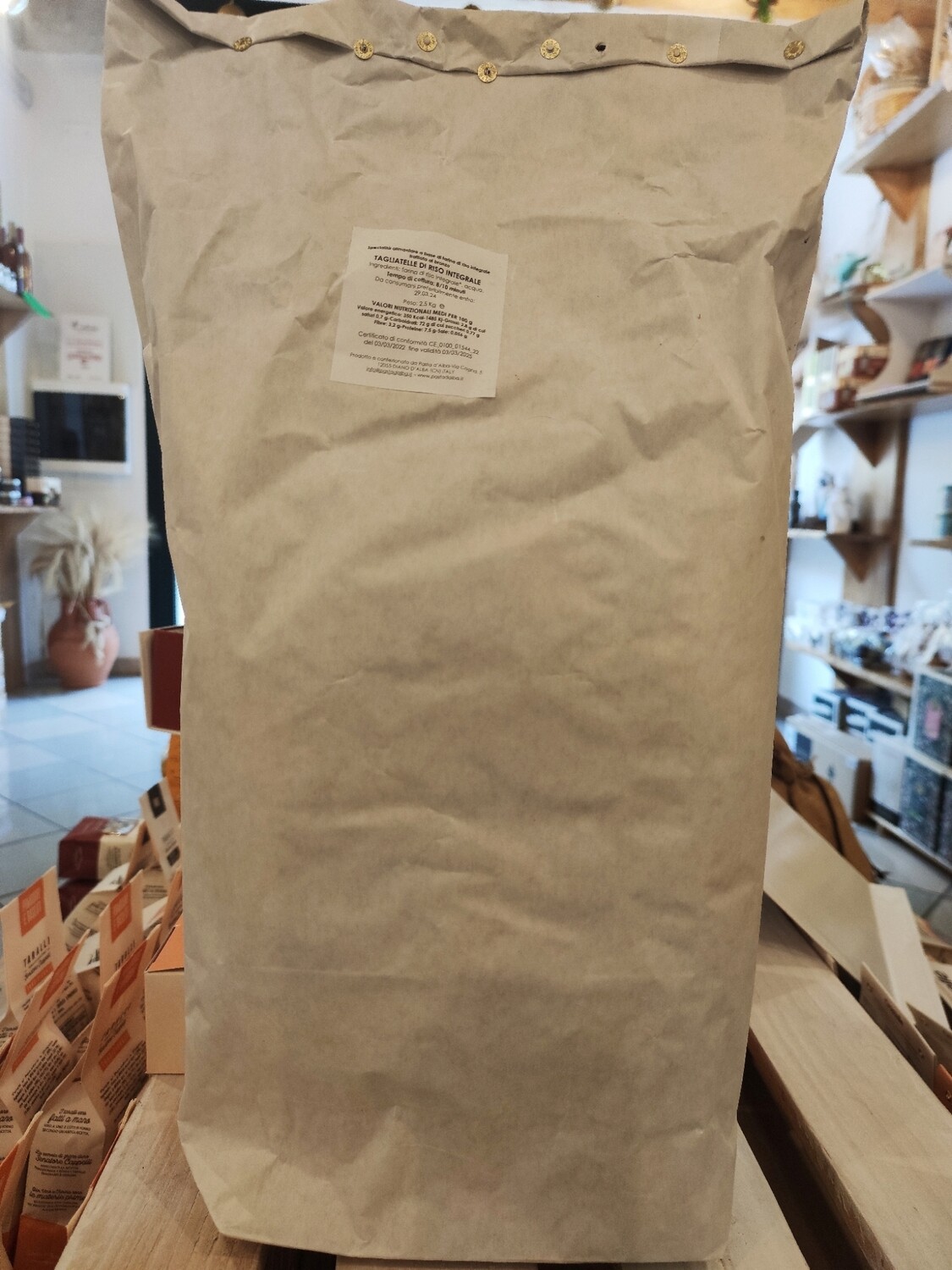 Tagliatelle di Riso Integrale (Sacco 2,5kg)