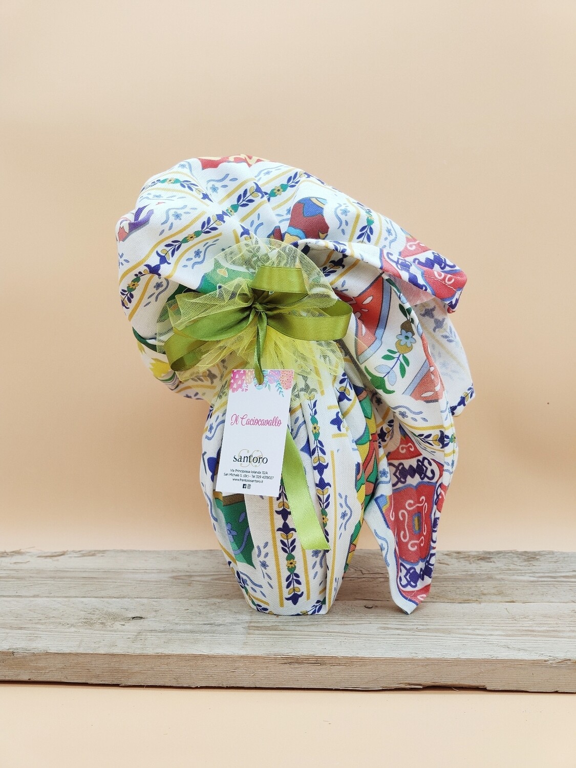 Il Caciocavallo Pasquale in tovaglietta Maiolica 