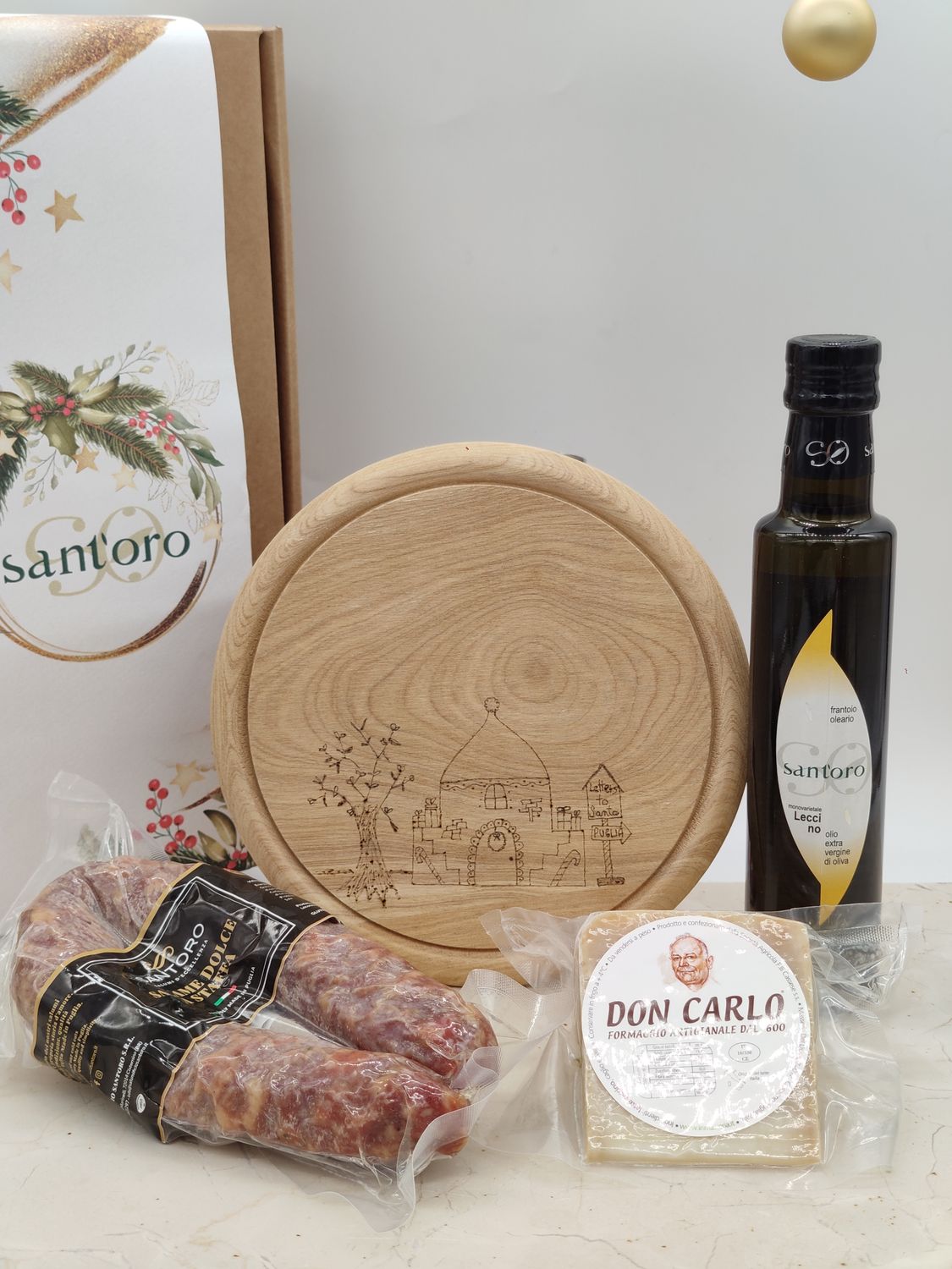 Tagliere &quot;Trullo Natalizio&quot;