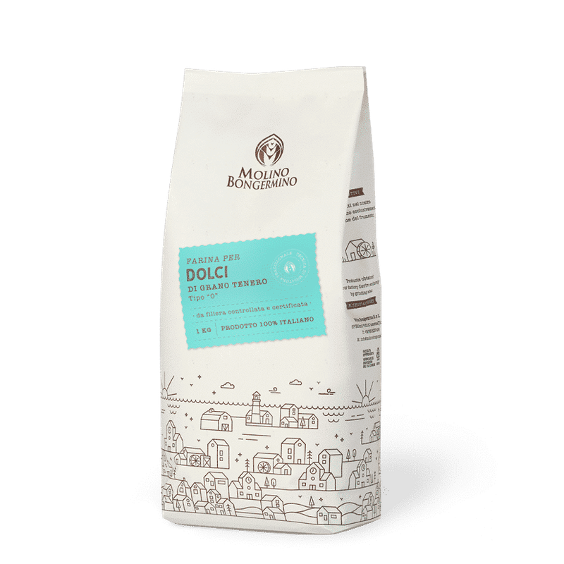 FARINA DI GRANO TENERO TIPO "0" per dolci 1 kg