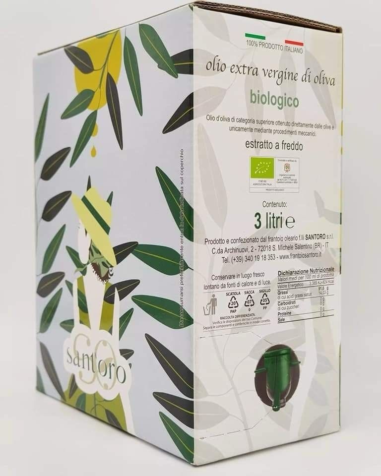 OLIVATE Rigenerativo Blend - Olio EVO Bio -  Bag in Box 3 L 