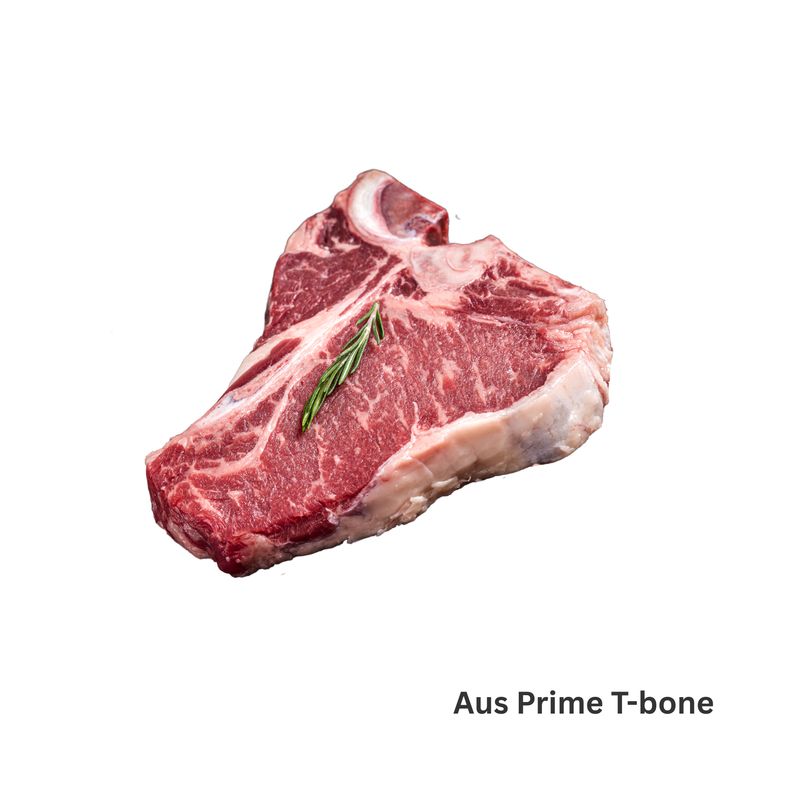 Beef-T-Bone Steak (Australian Black Angus grain-fed) +-500gr