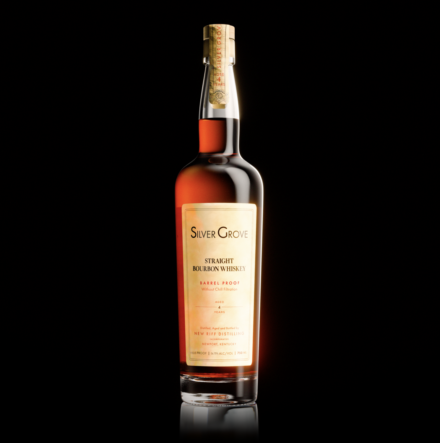 Silver Grove Straight Bourbon Whiskey   (Barrel Proof 113.5)