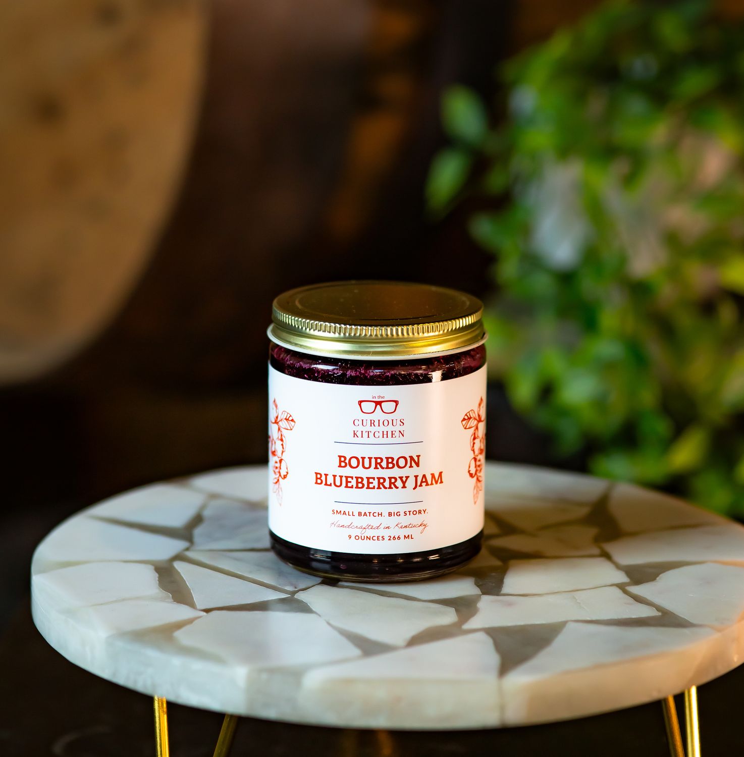 Curious Kitchen-Bourbon Blueberry Jam