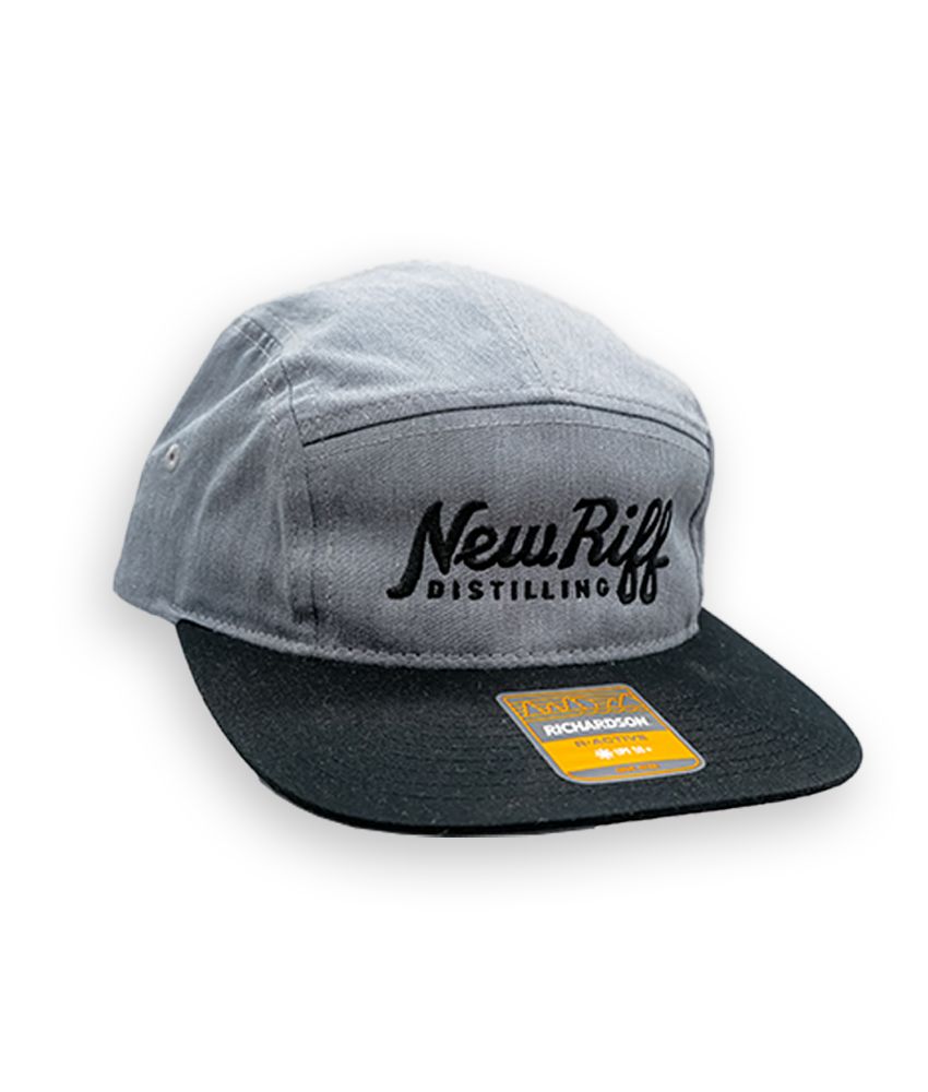 Gray/Black New Riff Cursive Hat