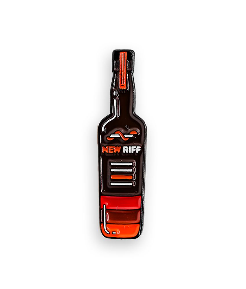 New Riff Bottle Pin
