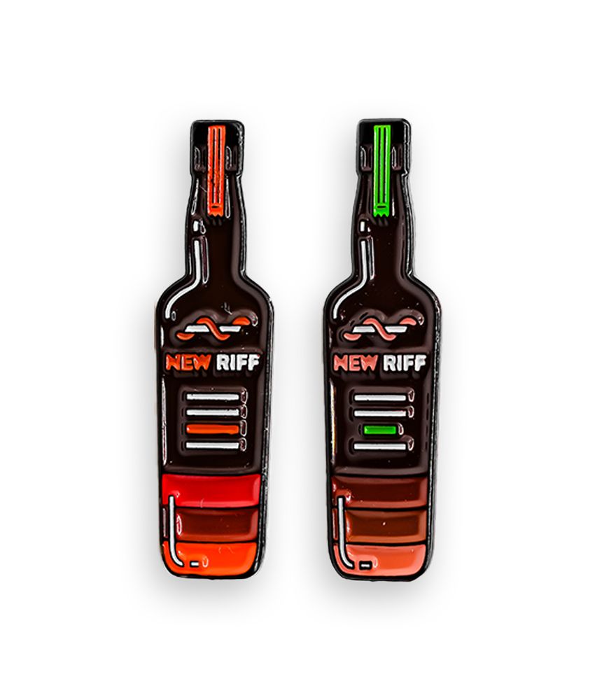 New Riff Bottle Pin