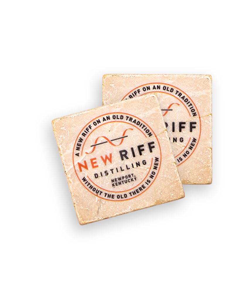 Logo Marble Coasters