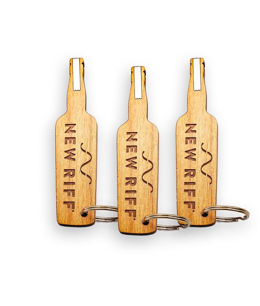 New Riff Bottle Keychain