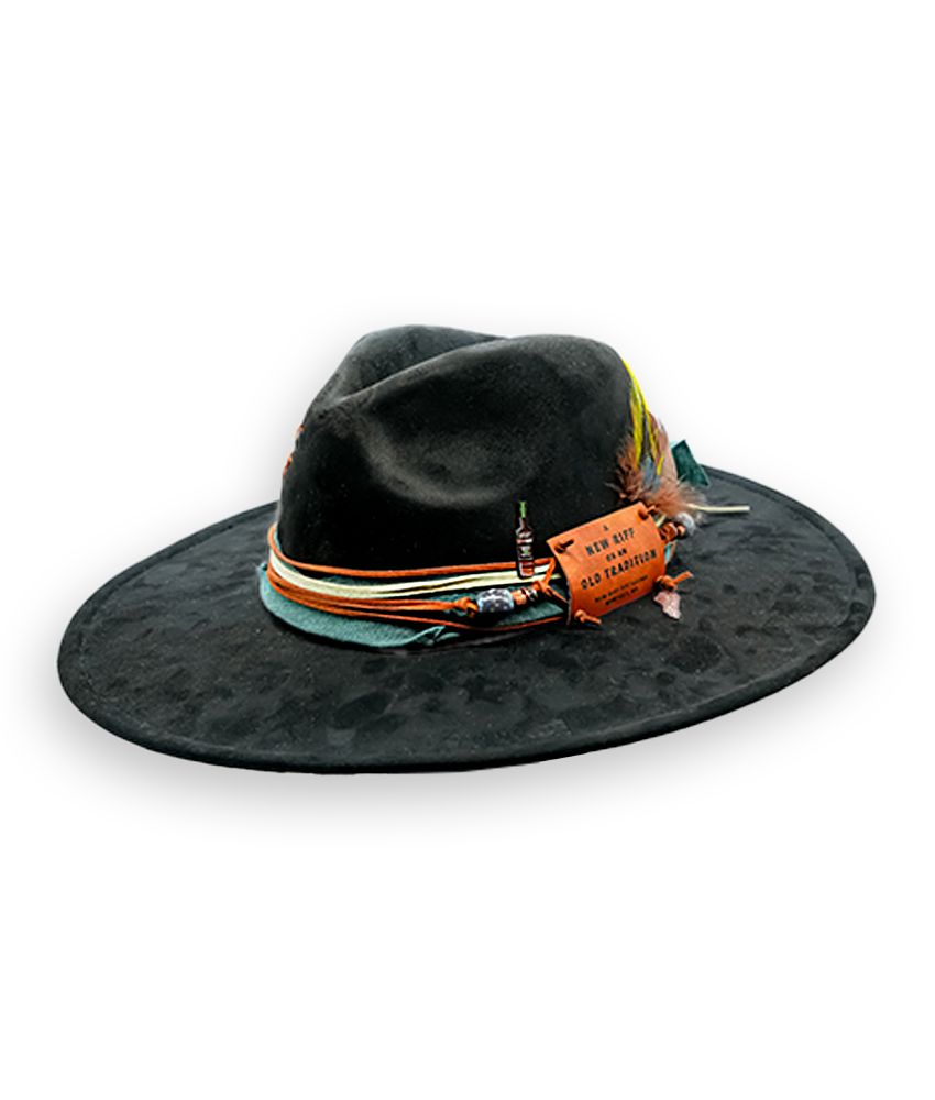 Teal Lady Hats     (BLK)