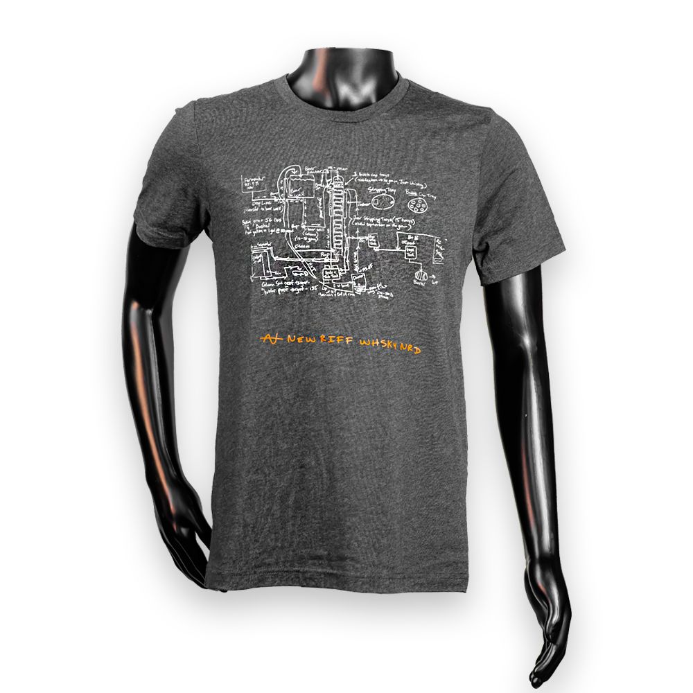 New Riff Distilling Process Whiteboard T-Shirt New Riff Distilling Process Whiteboard T-Shirt