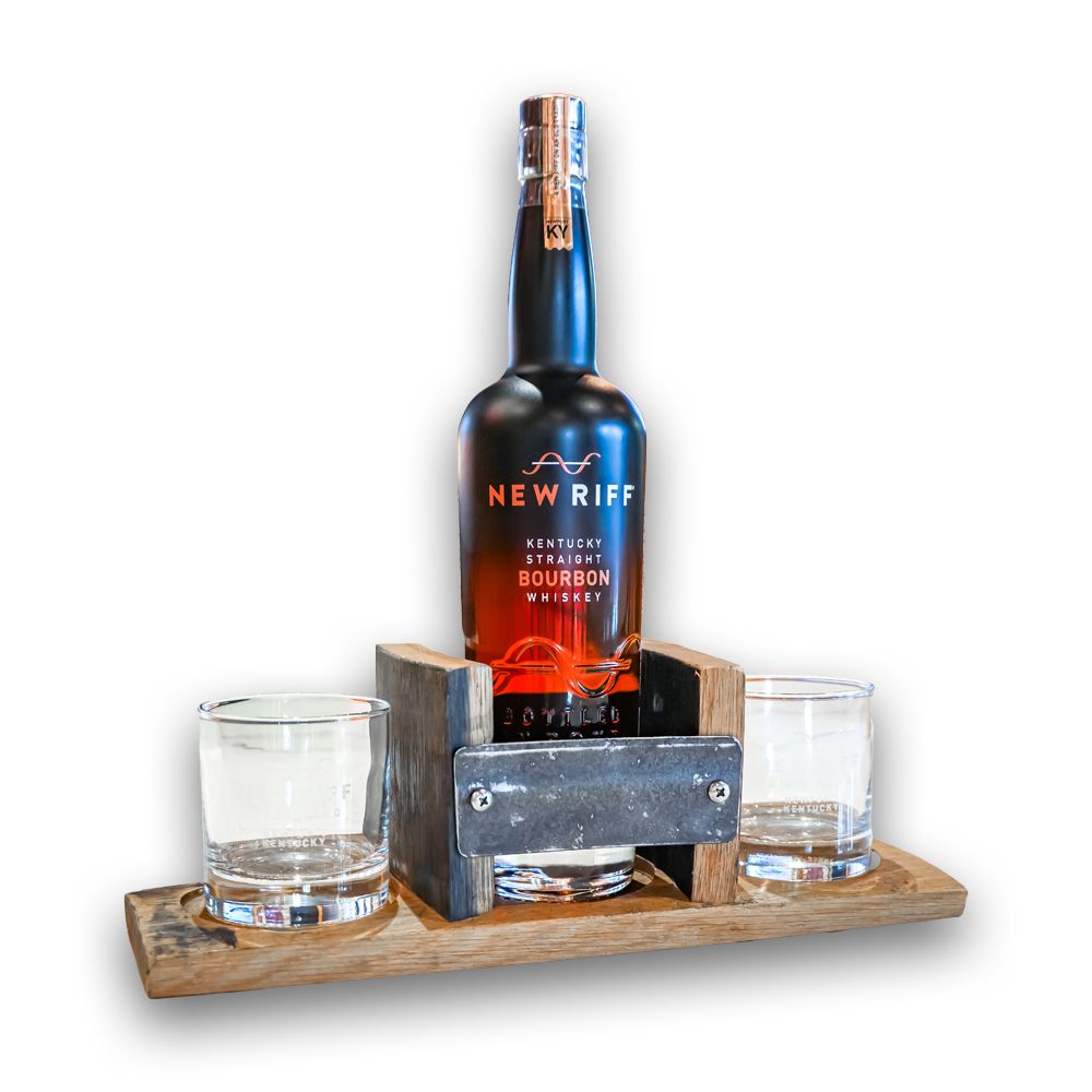 Barrel Stave Bottle Display