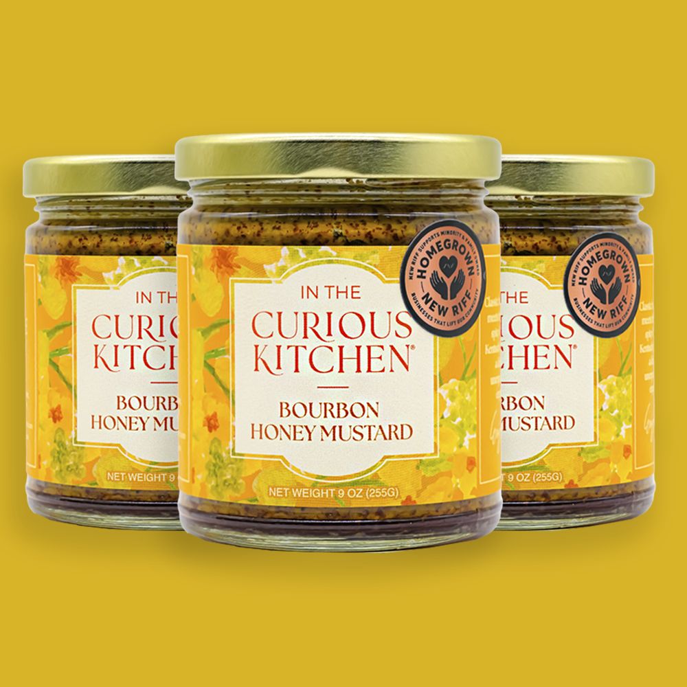In the Curious Kitchen- Bourbon Honey Mustard