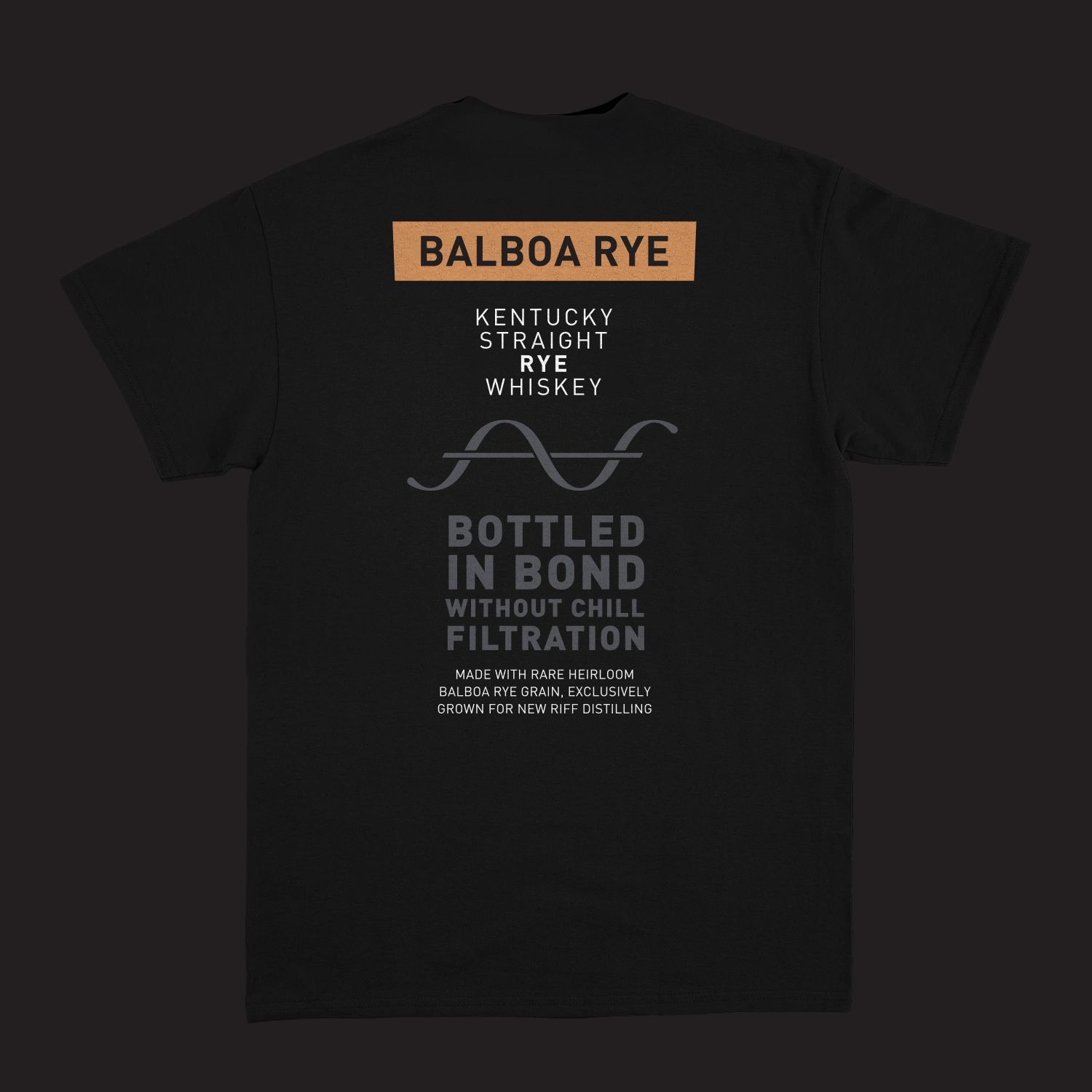 Balboa Rye T Shirt       (Black), name: Small