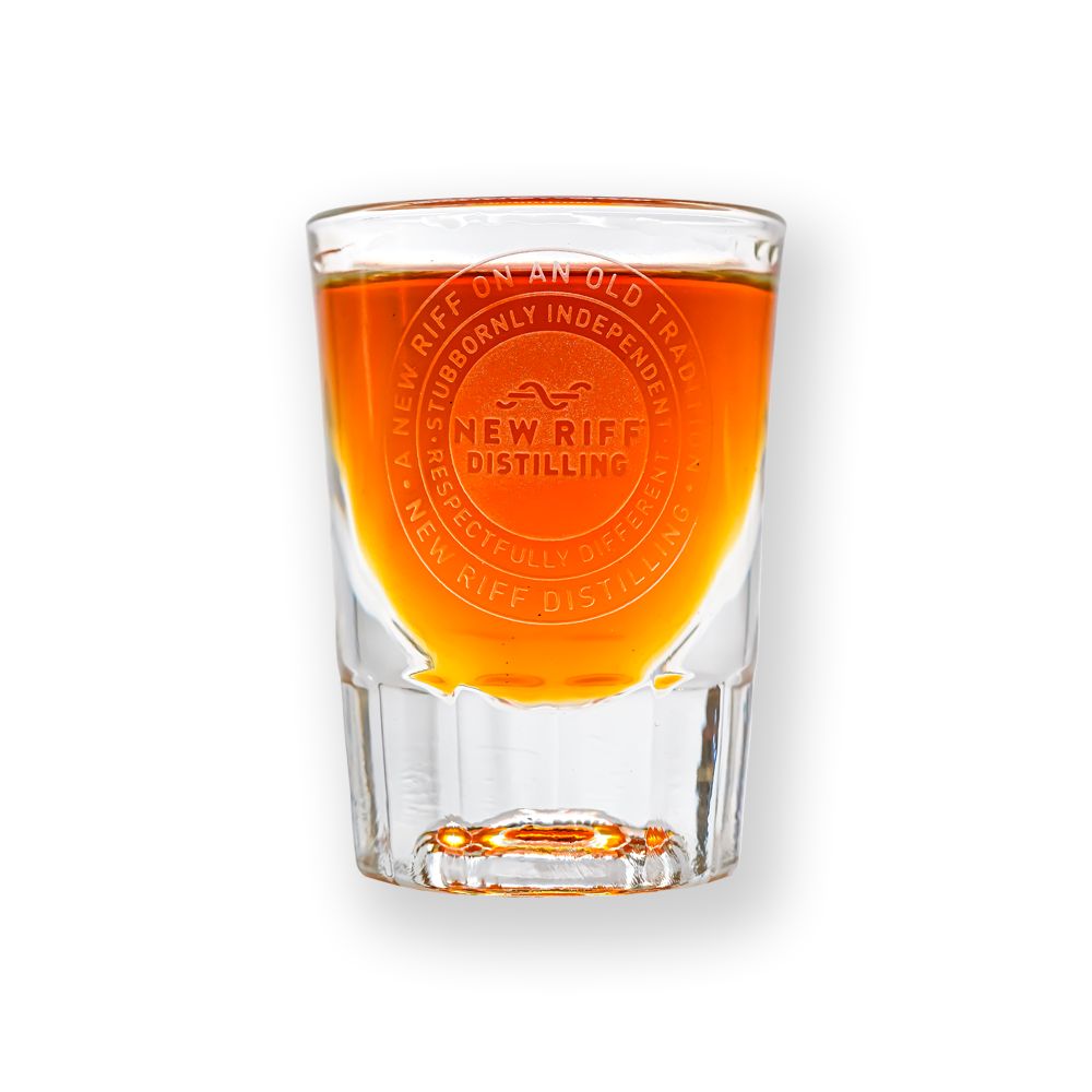 Heavy Base Circle Badge Shot Glass Heavy Base Circle Badge Shot Glass