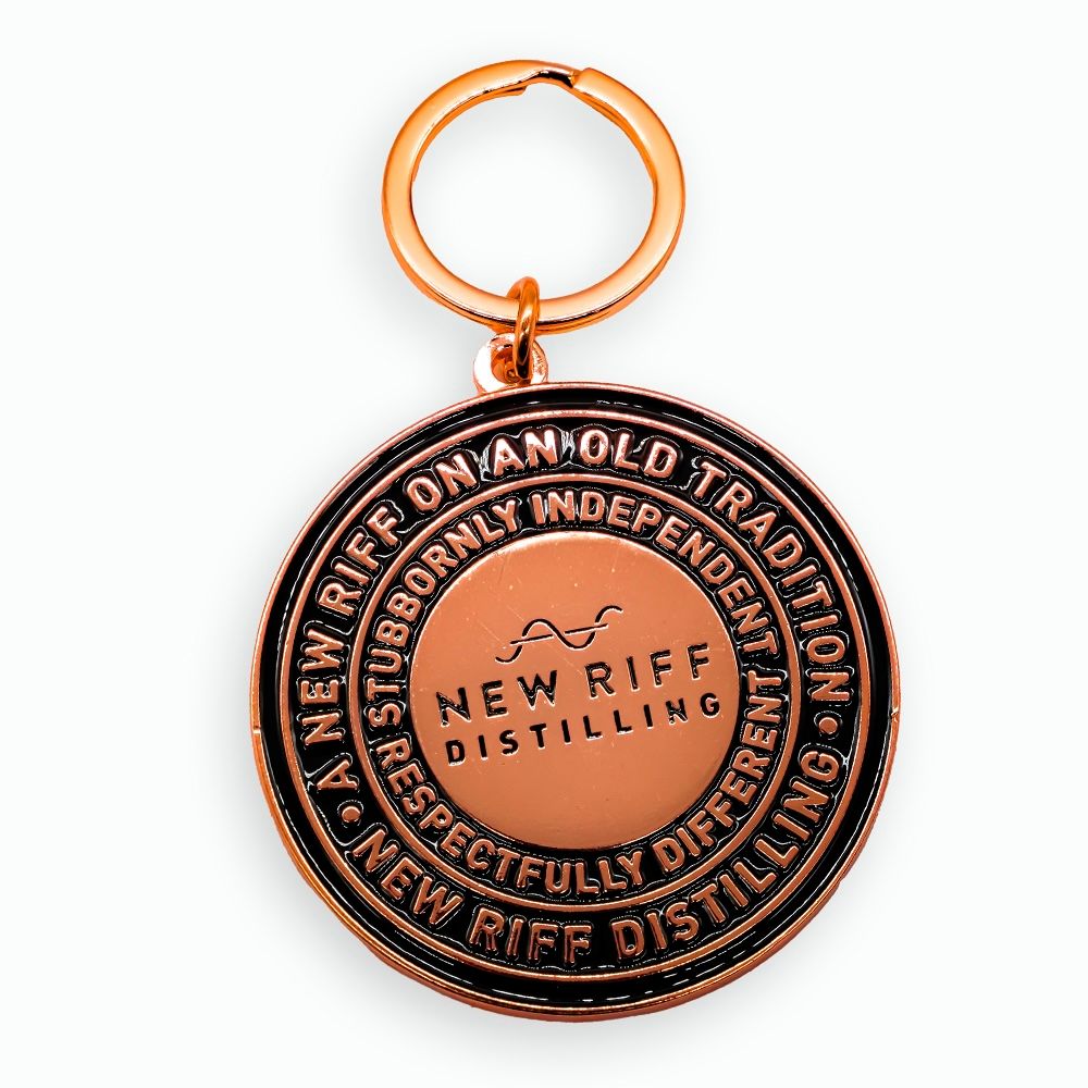 Copper Circle Badge Keychain Copper Circle Badge Keychain
