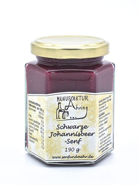 Senf schwarze Johannisbeere