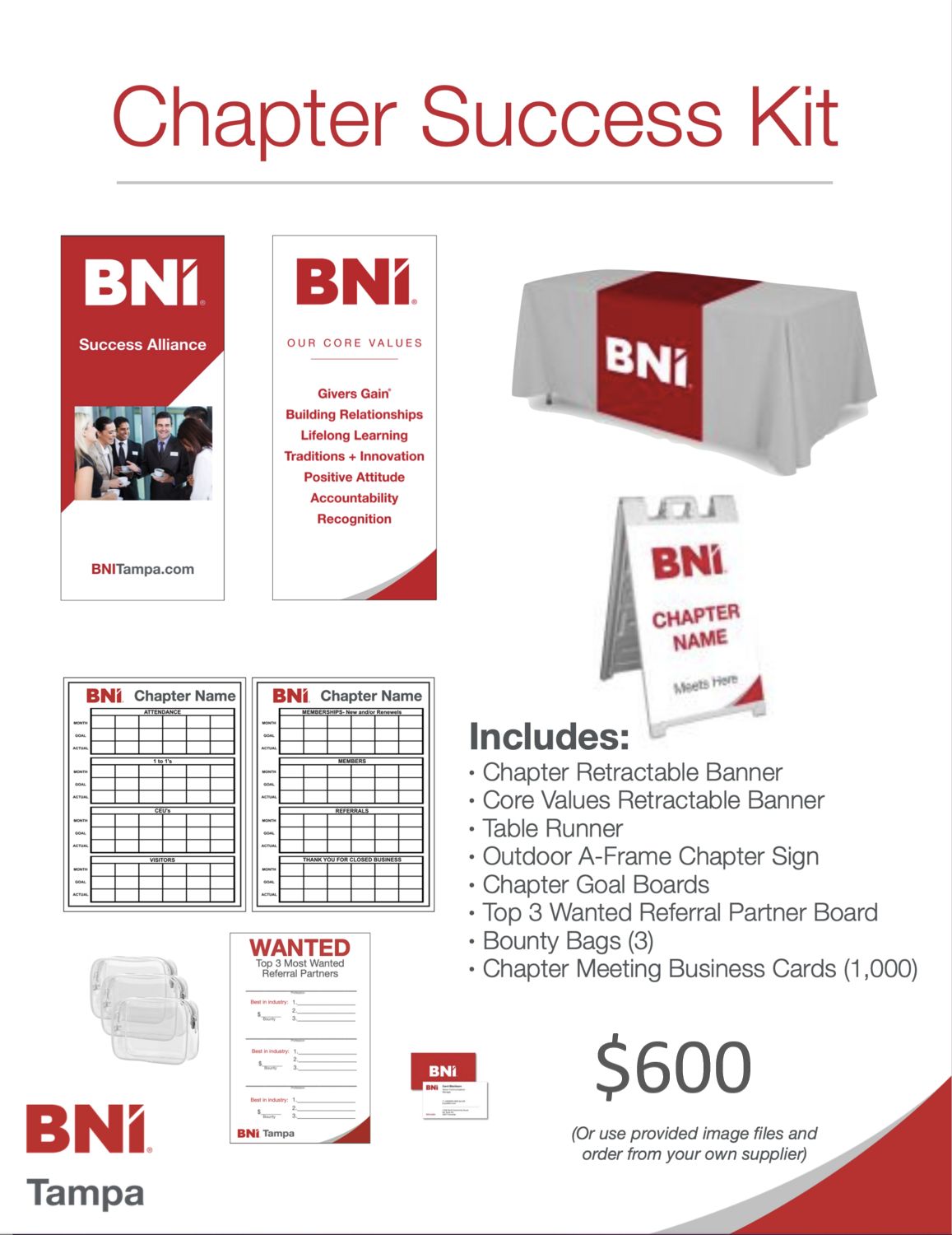 BNI Tampa Chapter Success Kit