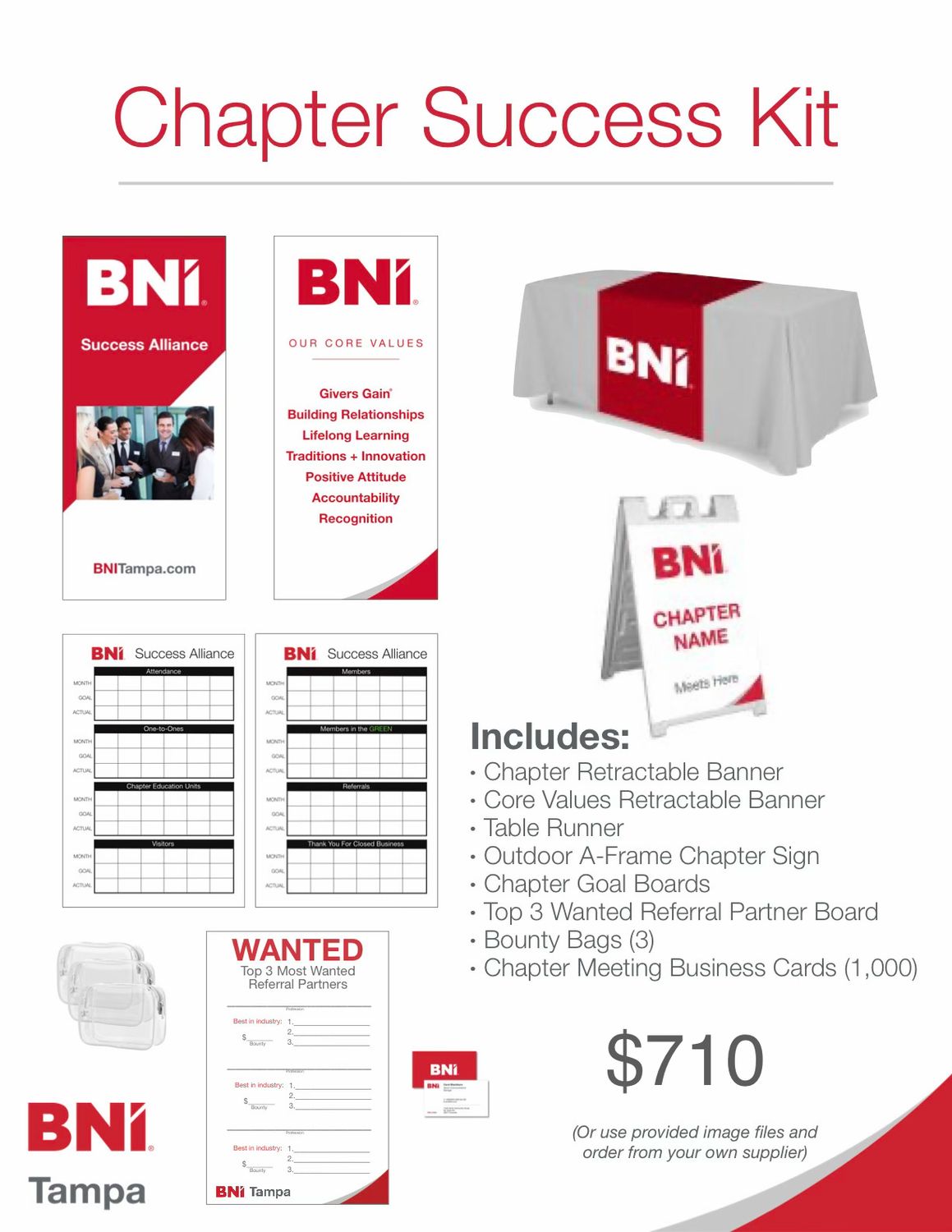 BNI Tampa Chapter Success Kit
