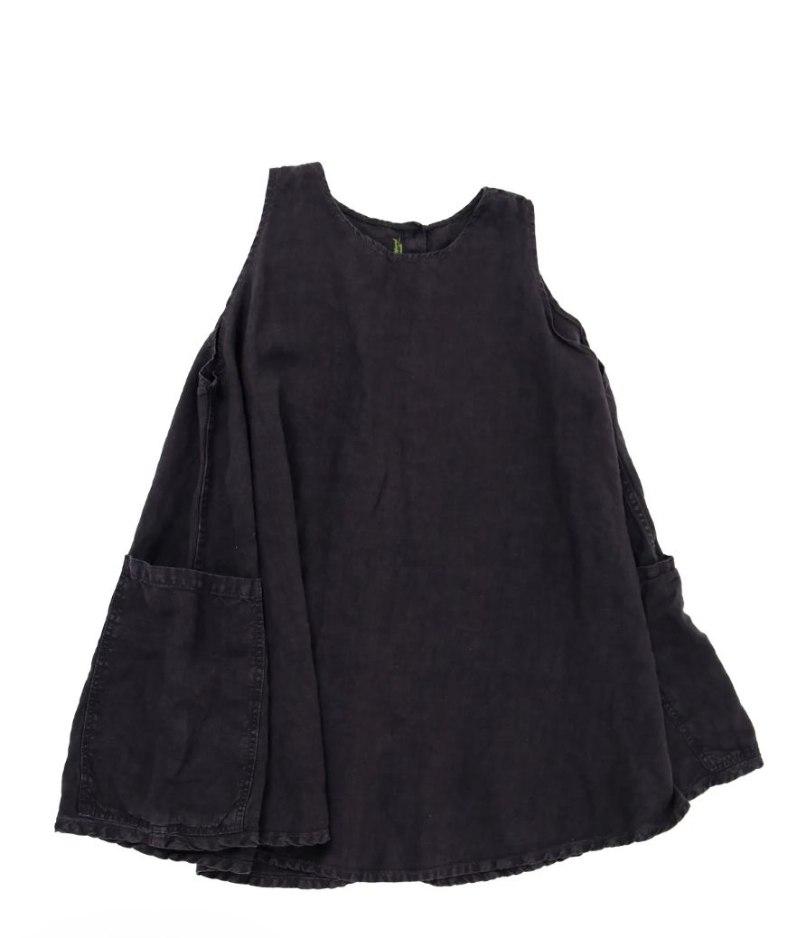 FDA Cocktail Dress, Colour: Black Sesame Linen, Size: OS
