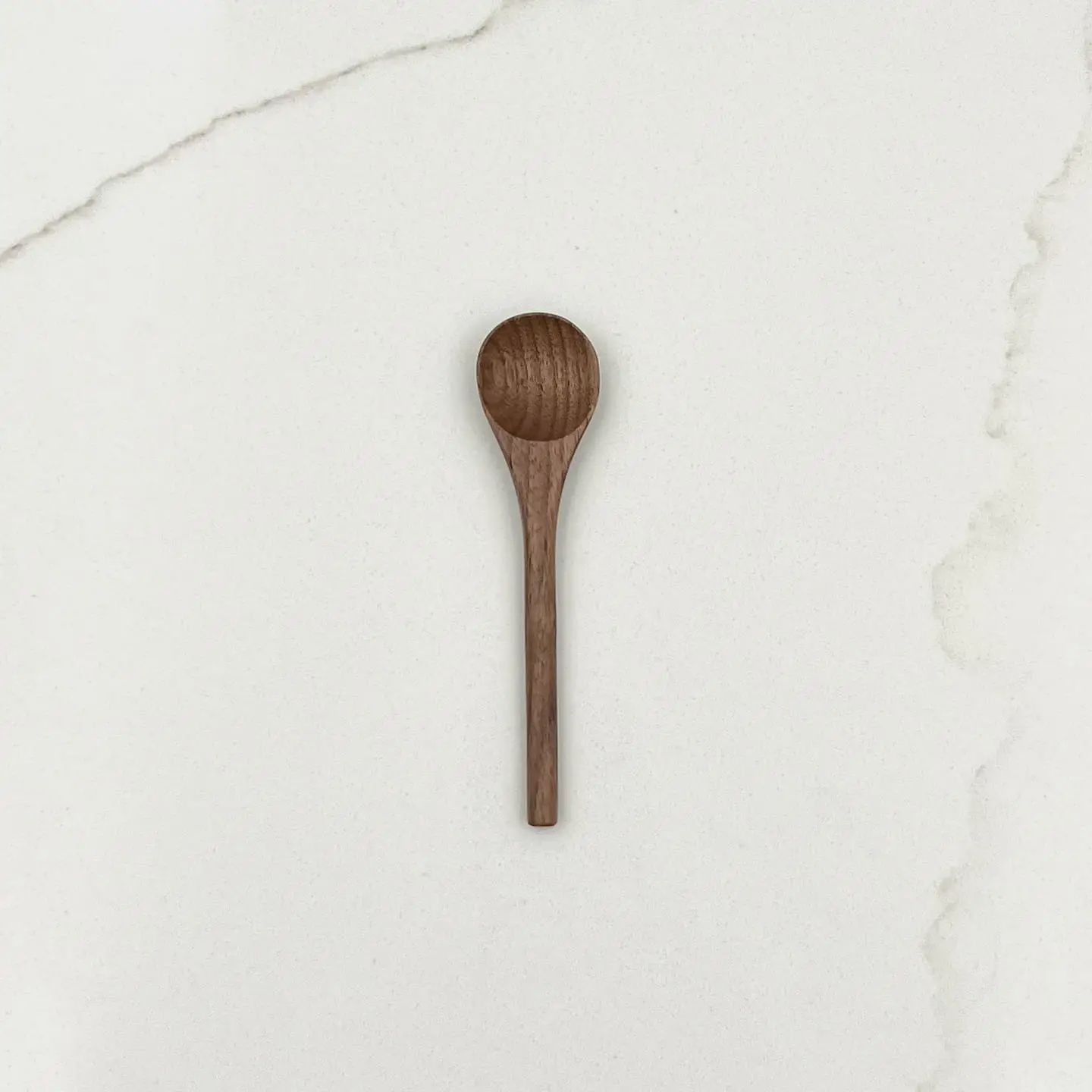 4&quot; Walnut Wood Tiny Spoon