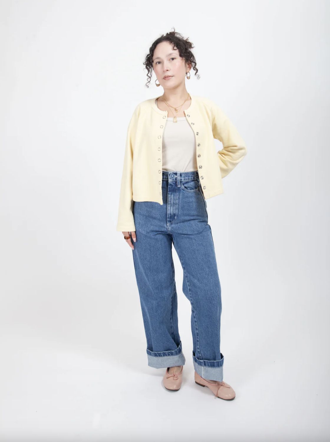 Halls Cardigan, Colour: Chanterelle, Size: XS