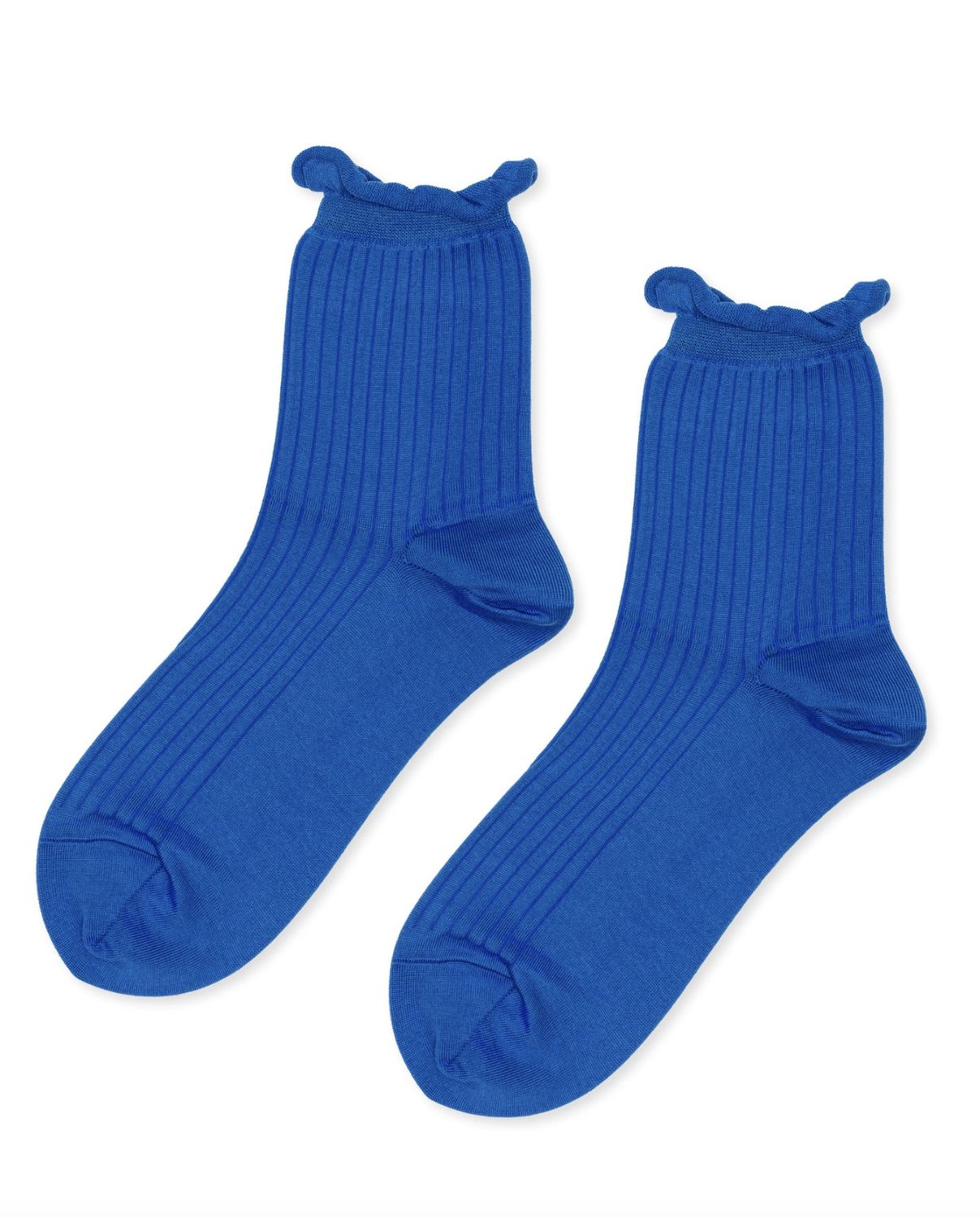 Sea Island Cotton DC Crew - OS, Colour: Blue