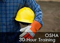 OSHA 30 Construction (This is an instructor supported on-line course)