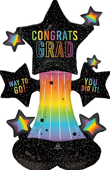 36 Inch AirLoonz® Jr. Cosmic Future Star Air-Fill Balloon