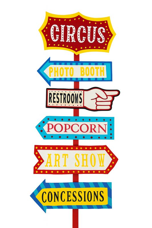 Circus Sign Rental