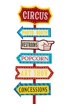 Circus Sign Rental