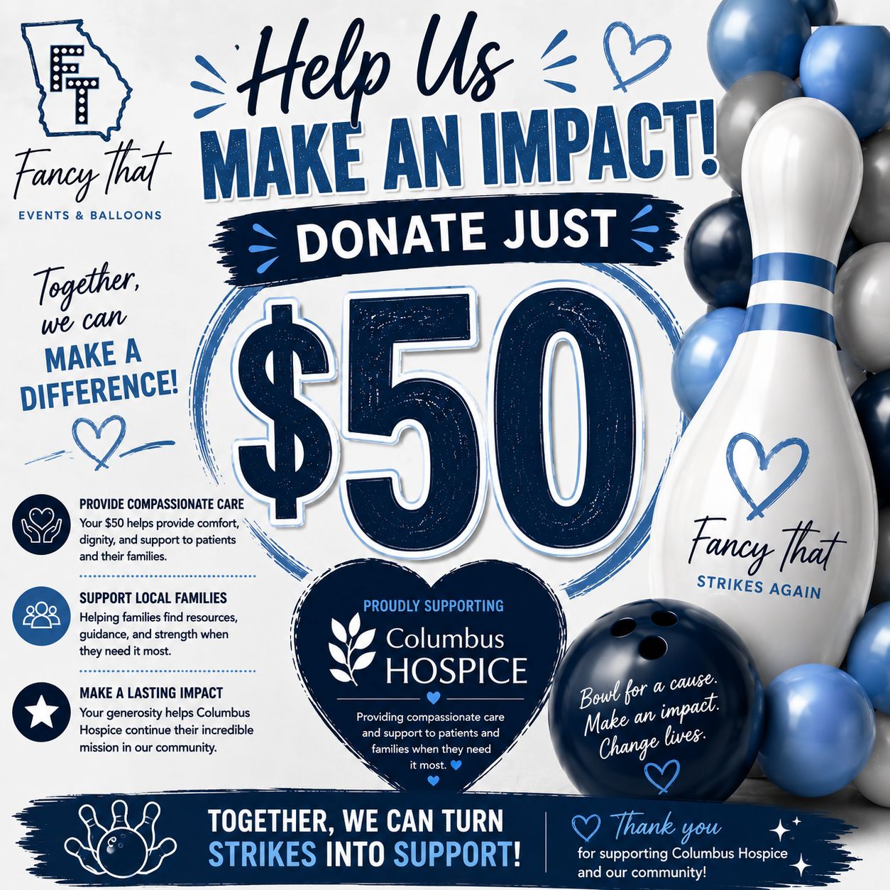 ?? $50 Donation – Help Us Turn Strikes Into Support