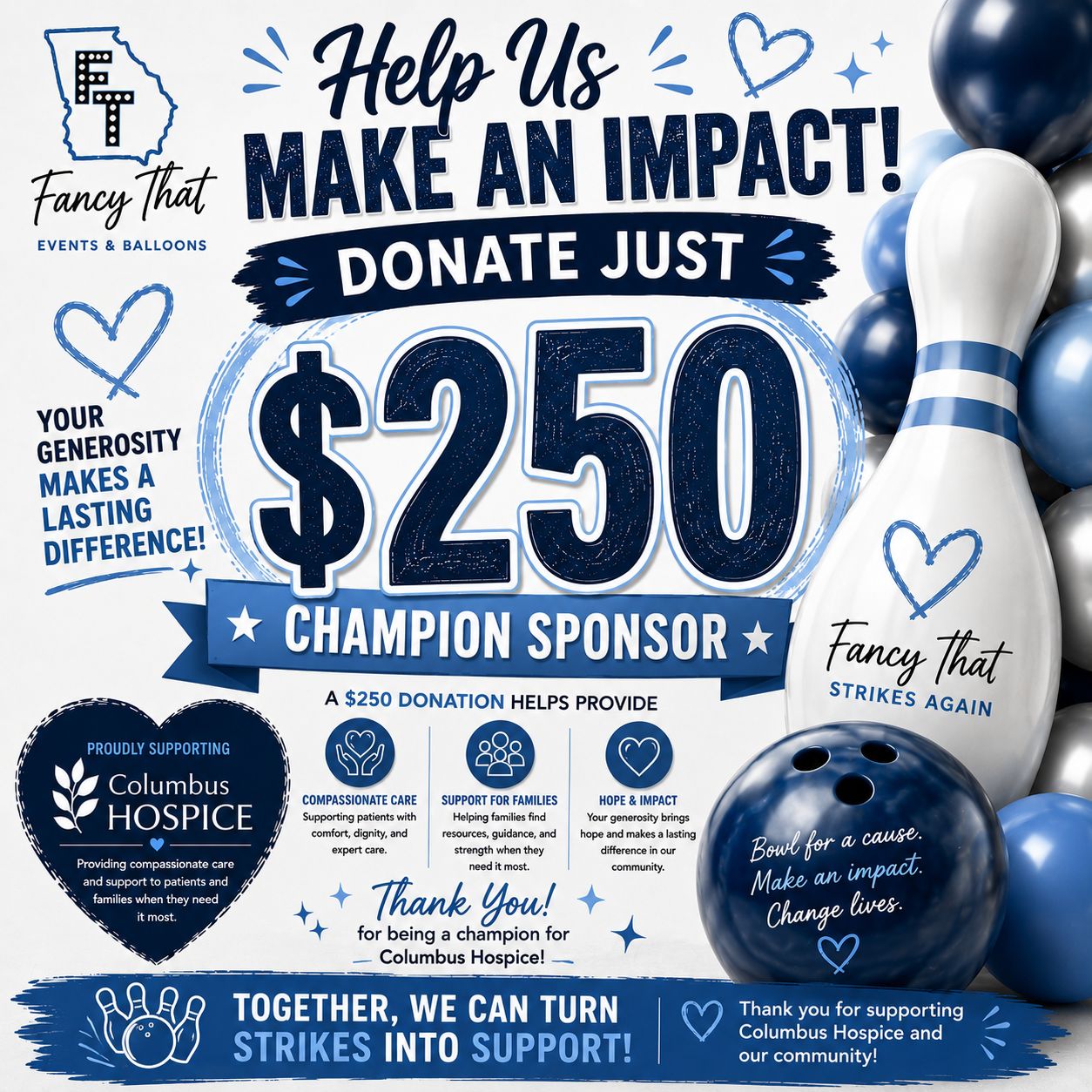 ⭐? $250 Donation – Champion Sponsor