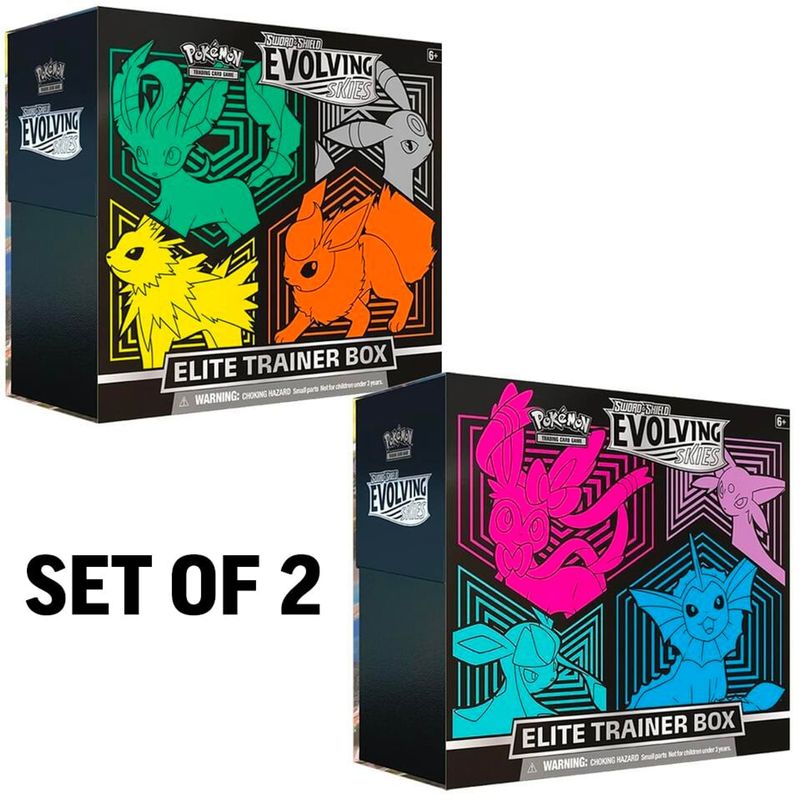 Evolving Skies ETB 2 Art Set