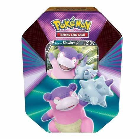 Pokemon Galarian Slowbro V Tin