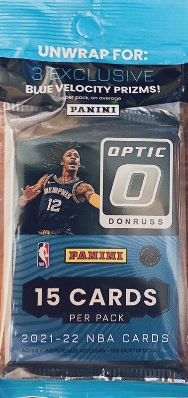 2021-22 Optic Basketball Cello Pack
