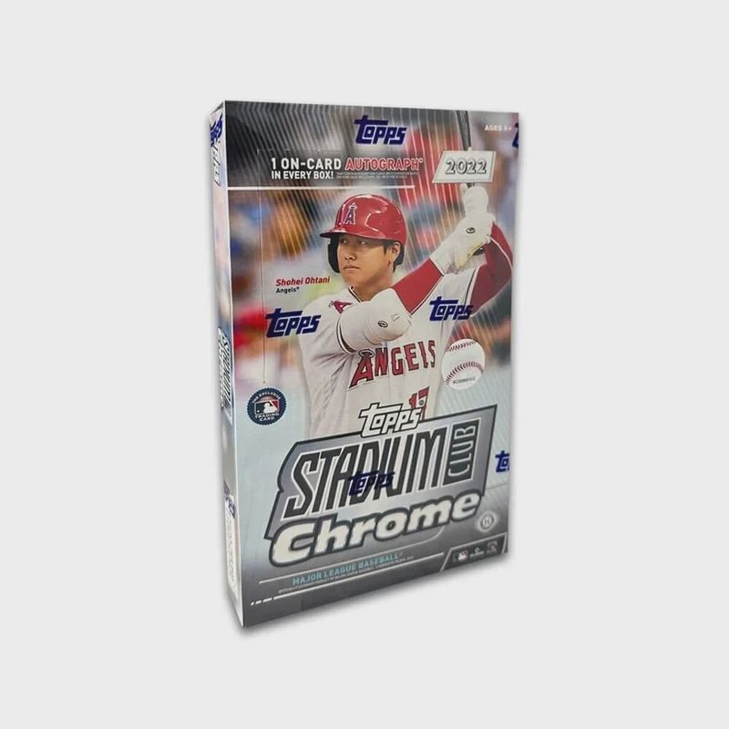 2022 Topps Stadium Club Baseball Chrome Blaster Box