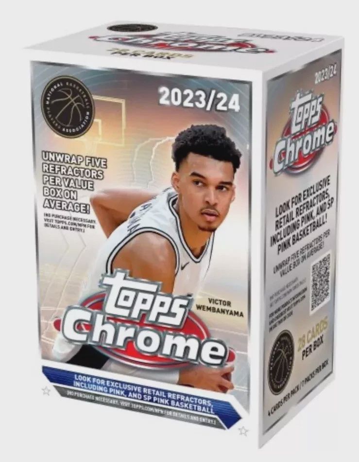 2023-24 Topps Chrome Basketball Blaster Box