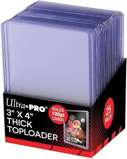 Ultra Pro 3x4 Thick 100 pt Toploaders
