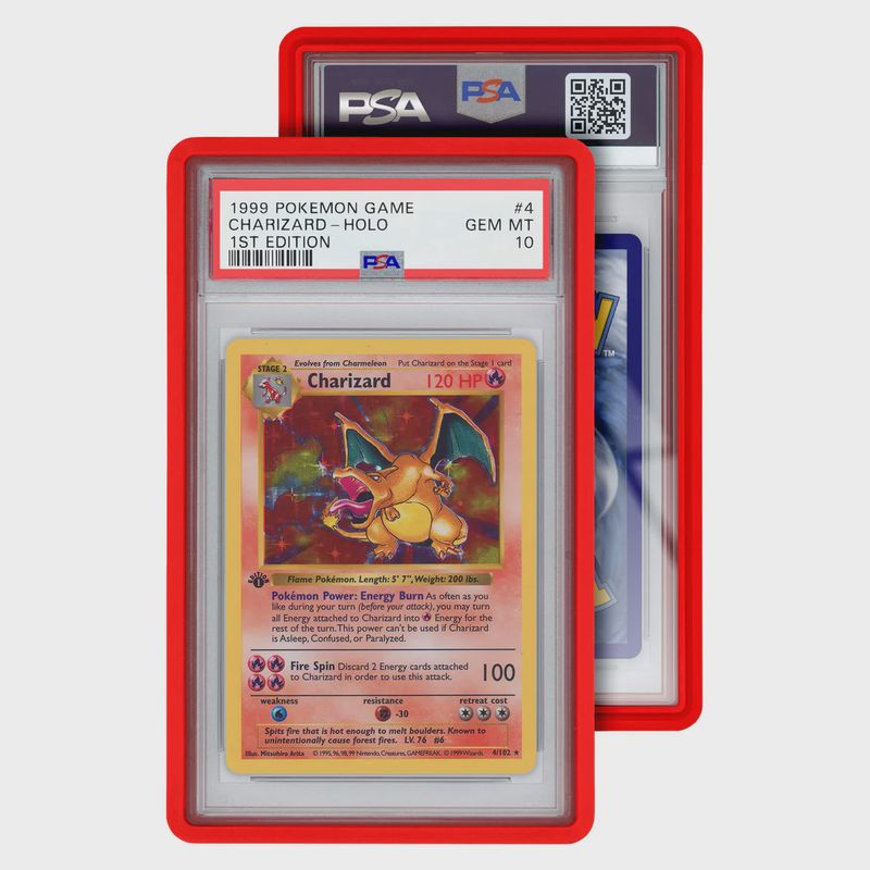 Graded Card Guard Red